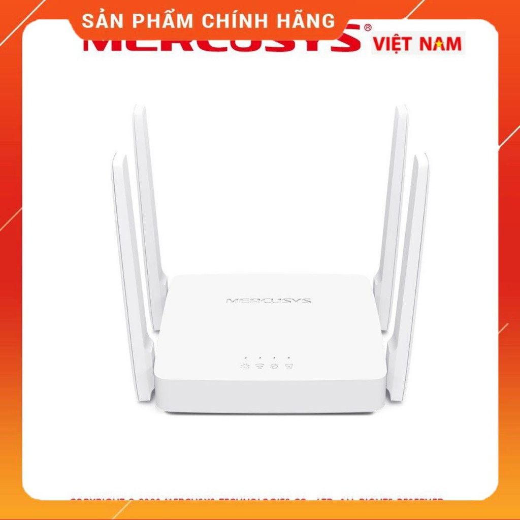 Bộ Phát Wifi Mercusys AC10 Băng Tần Kép AC1200 - Hàng Chính Hãng