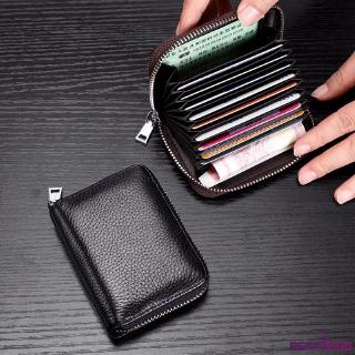 ✐ Wallet Leather Holder RFID Blocking Zipper Thin Pocket Purse ✐