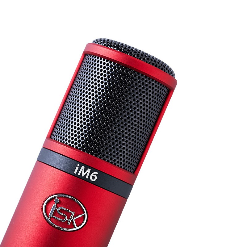 MIC THU ÂM LIVESTREAM CẦM TAY ISK IM6 KÈM PHỤ KIỆN VÀ TAI NGHE CHÍNH HÃNG . BẢO HÀNH 12 THÁNG