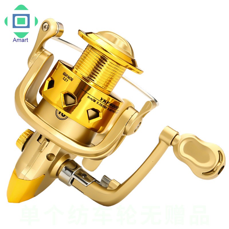 5.2: 1 High Speed Fishing Reel Metal Coil Pocket Small Wheel Mini Size Spin Fishing Reels Spin wheel Lightweight