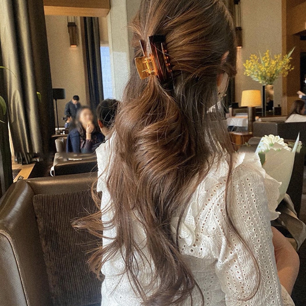 Kẹp tóc màu kẹo ngọt kiểu dáng đơn giản thời trang Hàn Quốc