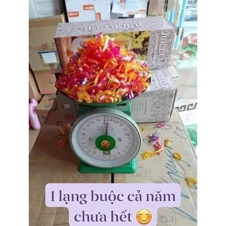 Gói 100gr chun buộc tóc dai đủ màu giá rẻ chất luợng