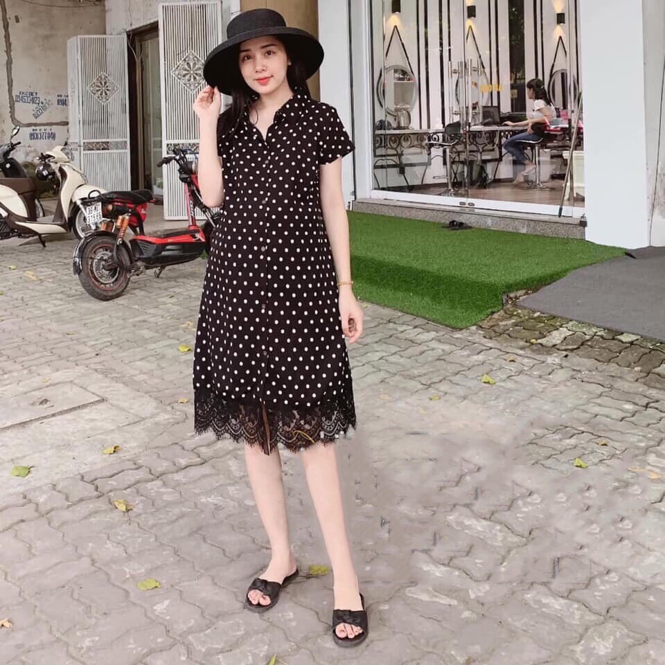 Váy sơ mi bầu mặc trước và sau sinh