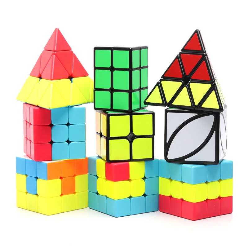 Rubik 2x2, 3x3, 4x4, 5x5, Megaminx, Pyraminx ,magic cube(Bản cao cấp)