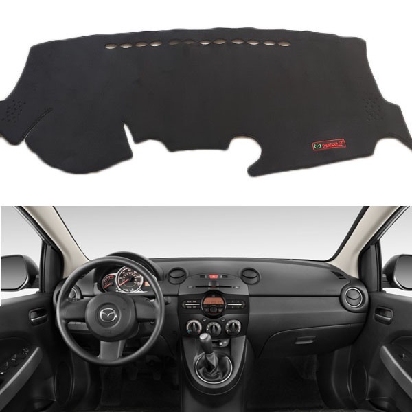 Mazda 2 Đời 2014, 2013, 2012, 2011 Tấm Che Nắng Taplo Chống Trượt 3 Lớp CHẤT LIỆU NHUNG MỊN Loại 1 Chống Nóng Cao Cấp