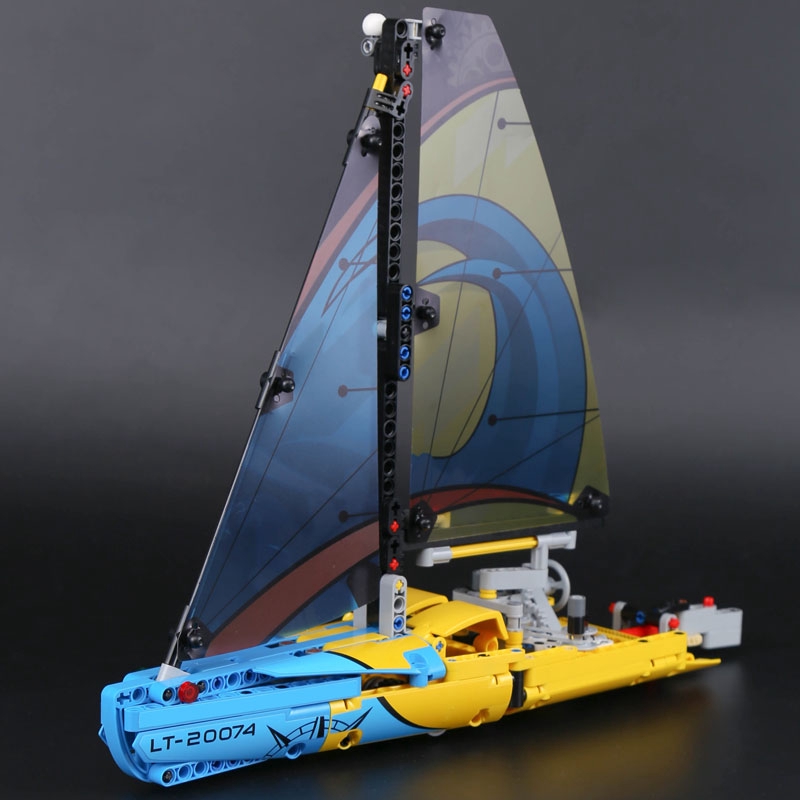 Bộ mô hình thuyền buồm 20074 42074 lắp ráp bằng 369 khối xây dựng tương thích Lego cho trẻ em