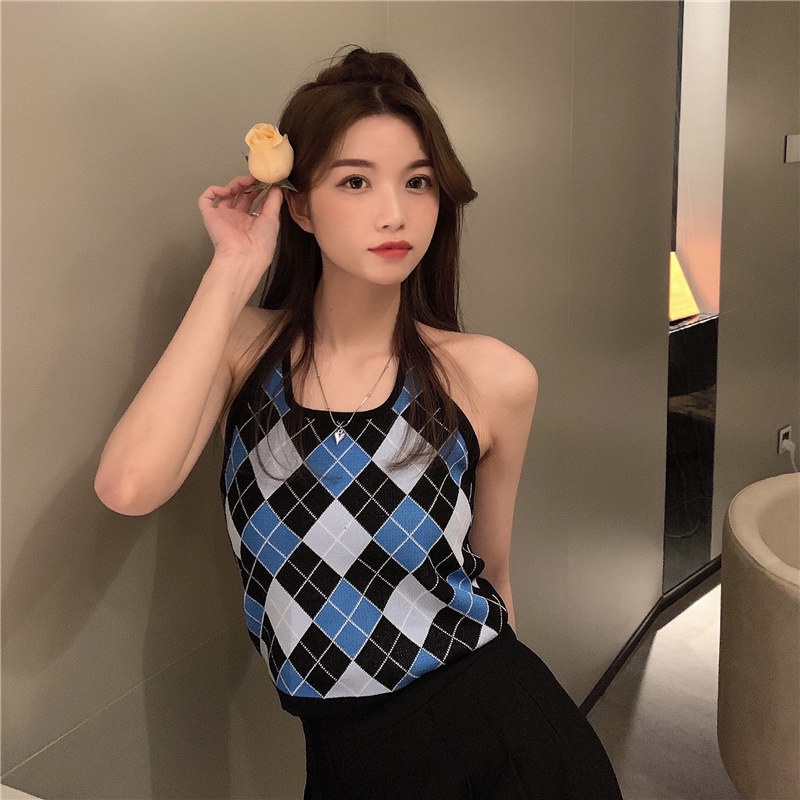 Áo Dệt Kim Nhiều Màu Sắc Hợp Thời Trang Phong Cách Mùa Hè Cho Nữ