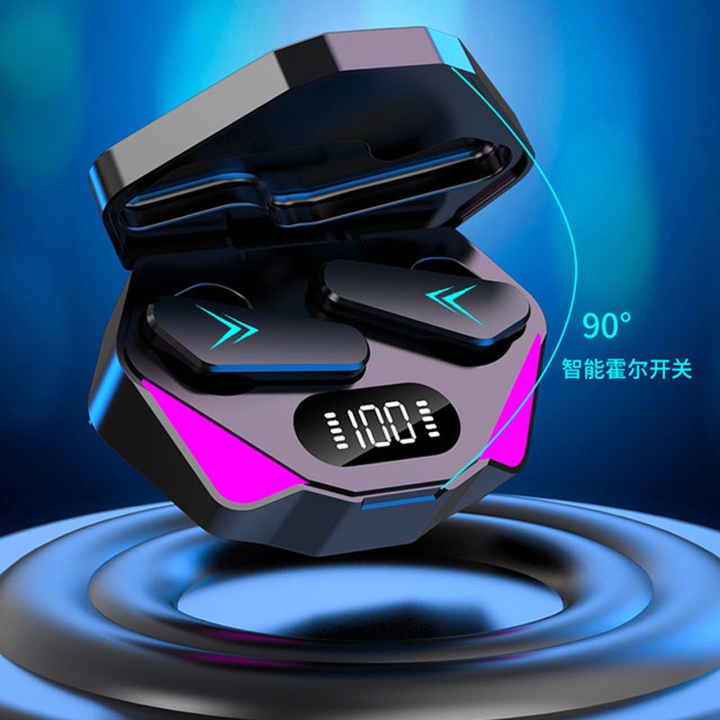Tai Nghe Gaming TWS X15 Tai Nghe CNS Không Dây Thể Thao Mode Chơi Game Không Delay, Thiết Kế LED RGB Đổi Màu-17.kerhy