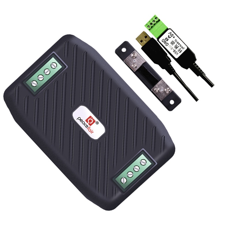 Peacefair PZEM-017 DC 0-300V Đồng hồ đo dòng điện 0-300V RS485 Modbus Vôn kế Công suất năng lượng Wattmeter với cáp USB Shunt 50A