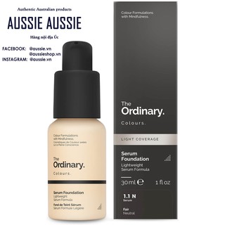 Kem nền The Ordinary Serum/ Coverage Foundation 30ml Deciem ( có sẵn 18 tone màu) aussie.vn