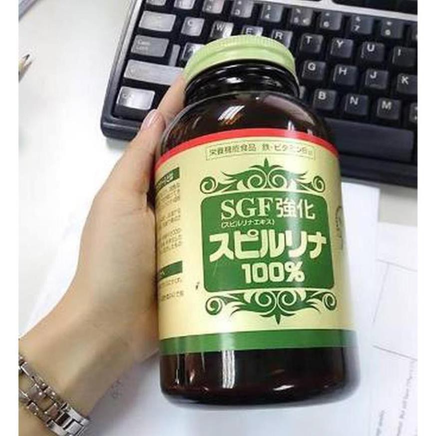 [Hàng chuẩn Auth] Tảo SGF Spirulina 1500 viên cho người tiểu đường