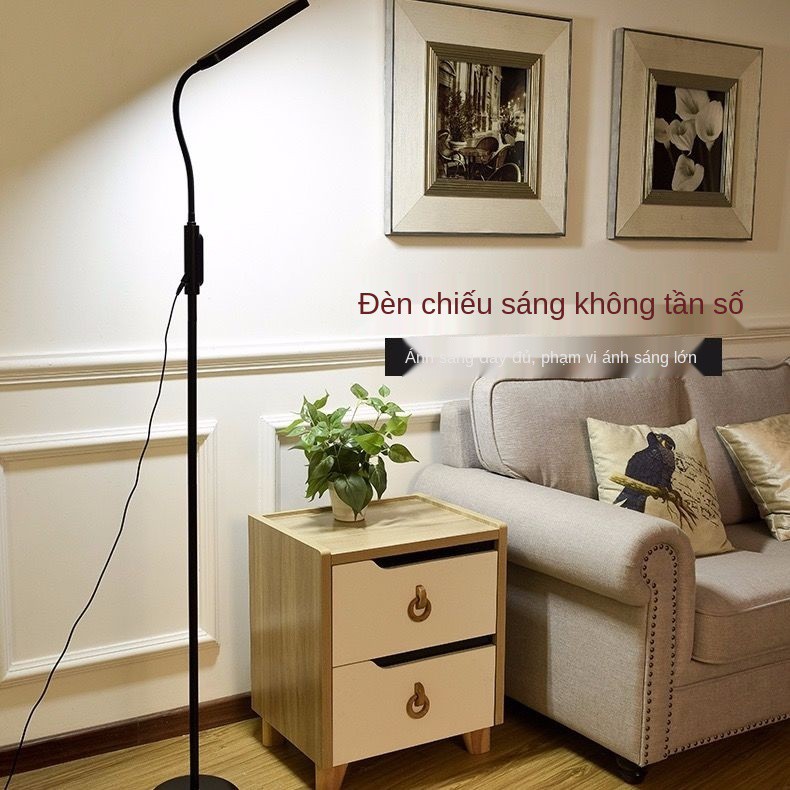 ❁Đèn LED sàn phòng ngủ đầu giường khách hiện đại tối giản sáng tạo điều khiển từ xa bàn đứng bảo vệ mắt học đàn