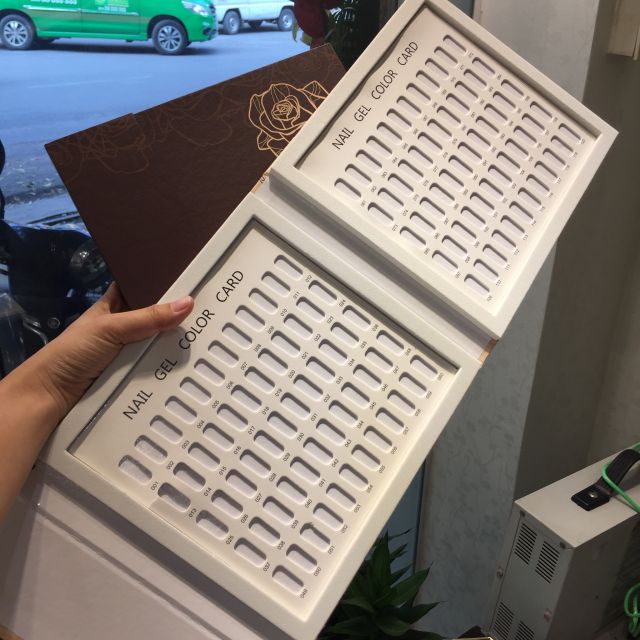 Sổ Màu Đựng 120 Móng Mẫu Nail Chuyên Dụng ANGELICA S120