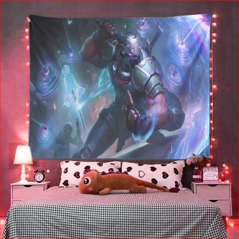 Liên Minh Huyền Thoại 44 Tranh vải treo tường Decor phòng hot nhất