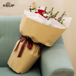 [HN] Giấy xi măng bọc hoa, gói quà