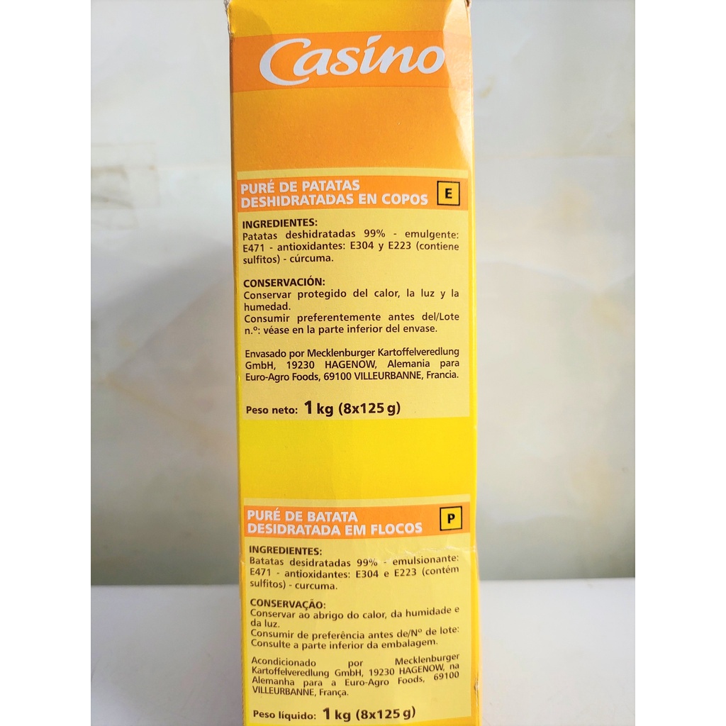 [HỘP 1KG (8 túi x 125g)] BỘT KHOAI TÂY NGHIỀN NHUYỄN [Germany] CSN Mashed Potato