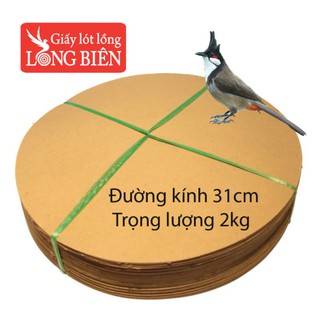 Giấy lót lồng Chào mào tròn đường kính 31cm, trọng lượng 2kg.