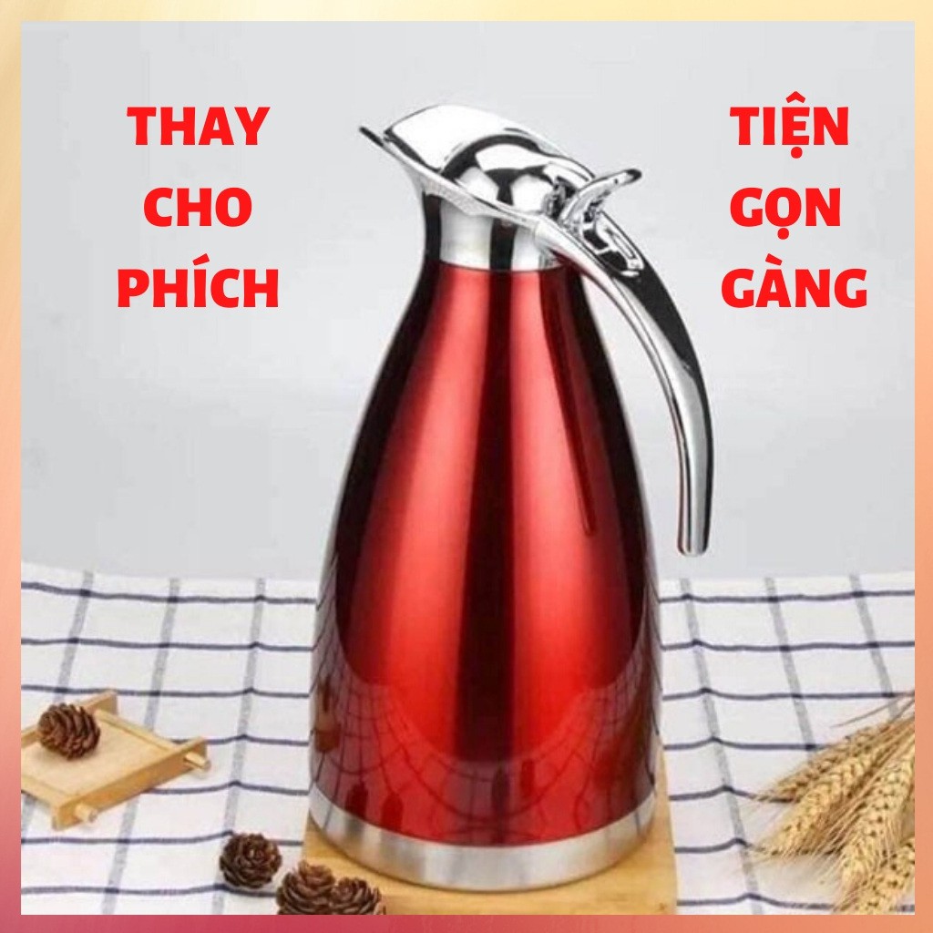 Bình Giữ Nhiệt INOX 2 Lớp Giữ Nhiệt 24H CHÍNH HÃNG KHÔNG RỈ