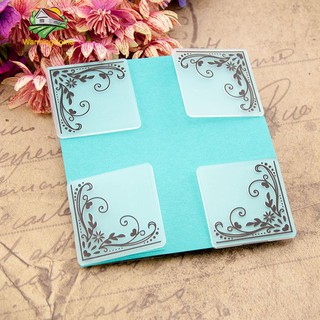 Khuôn dập nổi bằng nhựa với họa tiết dùng làm scrapbook