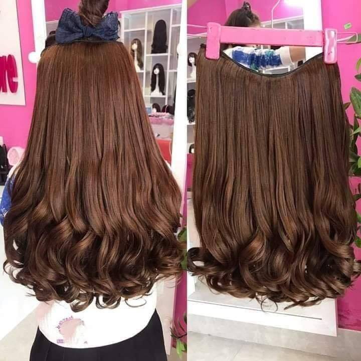TÓC GIẢ KẸP 💕 FREESHIP 💕💕Tóc kẹp xoăn đuôi 50cm