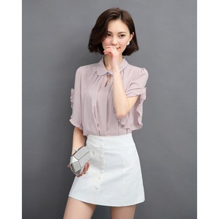 Áo Chiffon Tay Xẻ - - [Free Ship Đơn Hàng 50k]