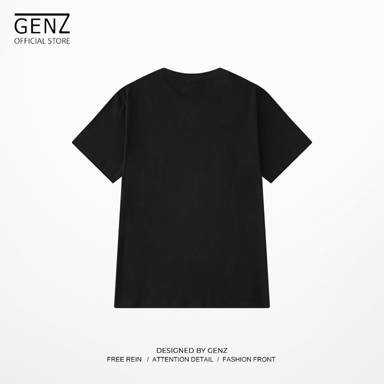 [Mã MAGZ12 hoàn 15% đơn 99K tối đa 50K xu] Áo thun tay lỡ GENZ dáng Unisex form rộng phong cách Ulzzang RADFUTURE - Z15 | BigBuy360 - bigbuy360.vn