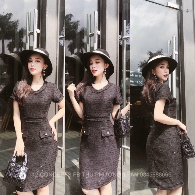 Váy dạ hàng thiết kế siêu xinh