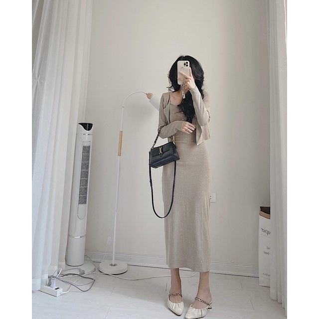 Set váy 2 dây và cdg len tăm | BigBuy360 - bigbuy360.vn