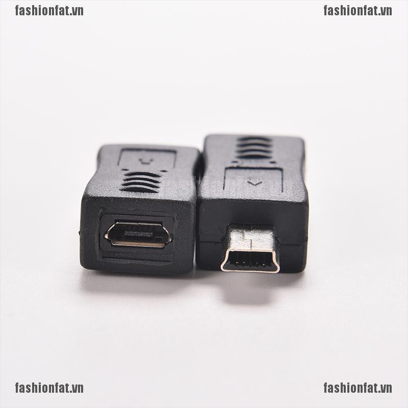 Đầu sạc chuyển đổi Micro USB Female sang Mini USB Male tiện dụng