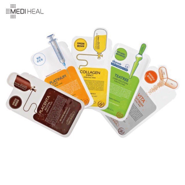HSF VBN Lẻ Miếng Mặt Nạ MediHeal Essential Mask 5211 45 25