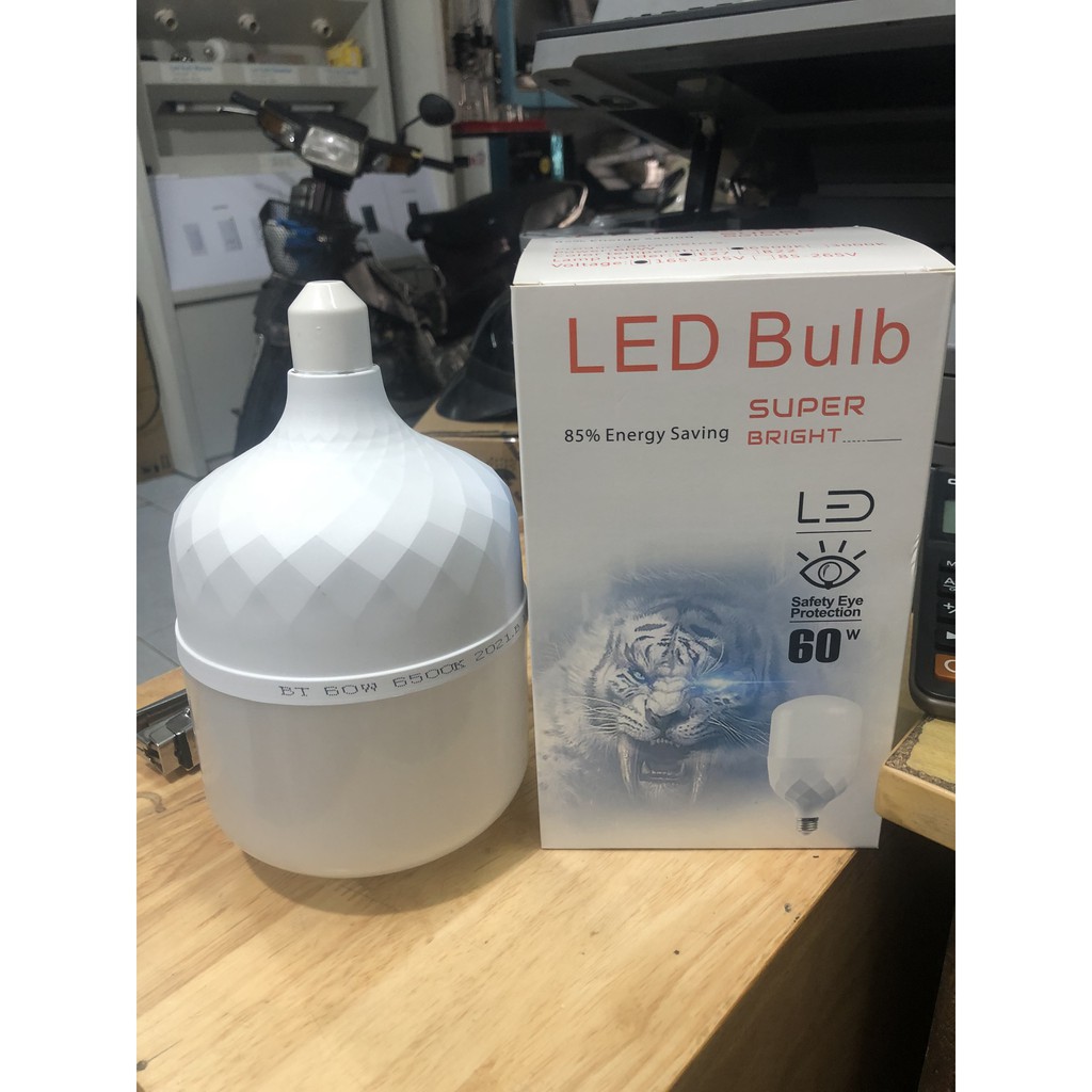 BÓNG ĐÈN LED BULD TRỤ 60W , SIÊU SÁNG CHÓI