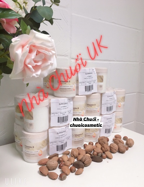 Dưỡng thể toàn thân cấp ẩm Vitamin E sản xuất tại Anh kem trắng all over body cream | BigBuy360 - bigbuy360.vn