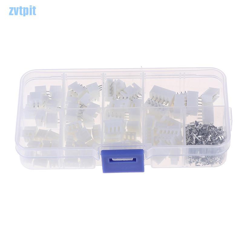 Set 230 Đầu Nối Dây Điện Xh2.54 2p 3p 4p 5 Pin 2.54mm