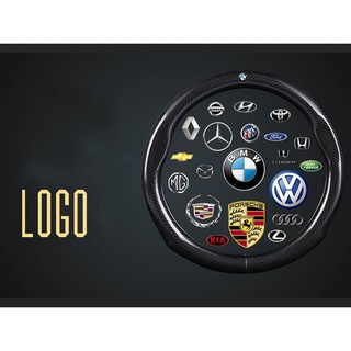 Bọc vô lăng cacbon có logo hãng xe cho xe ô tô - đủ các hãng xe.
