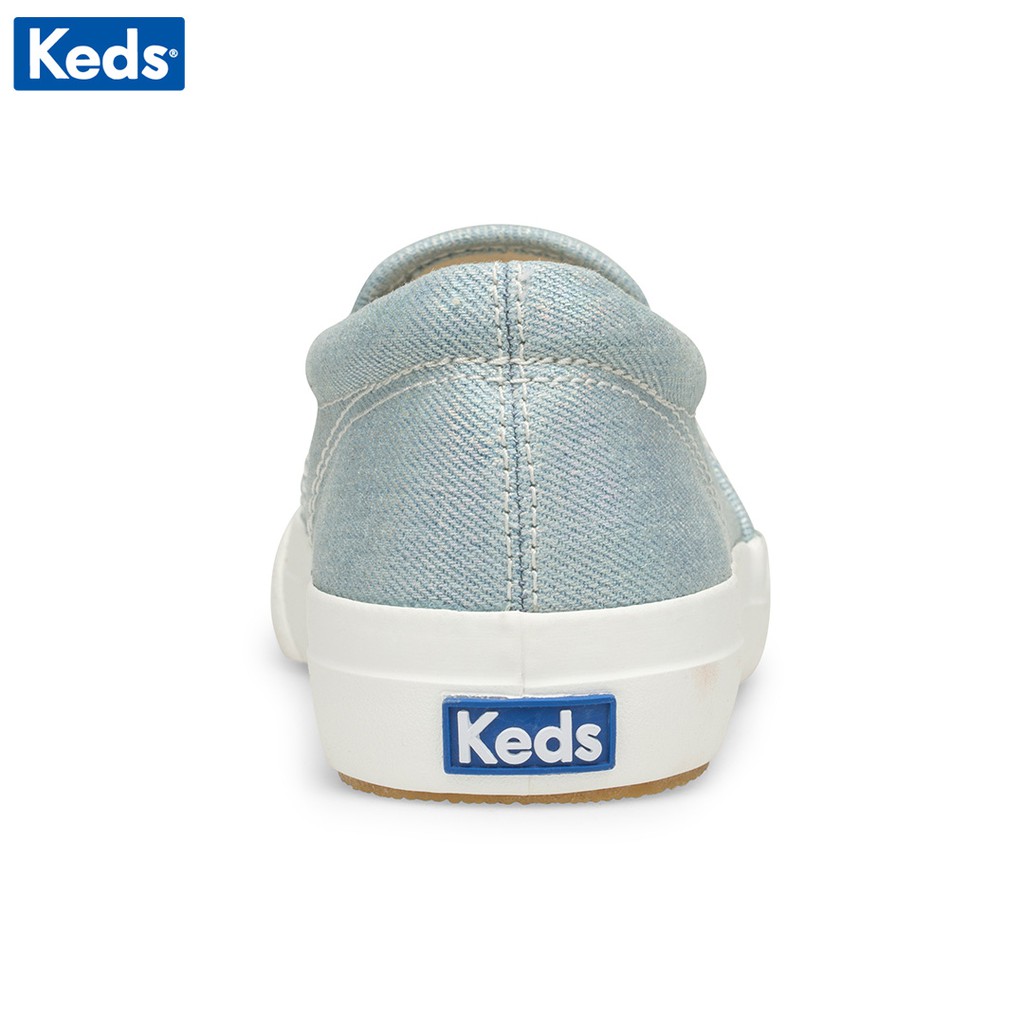 Giày Keds Nữ - Anchor Slip Iridescent Denim Lt Blue - KD060025