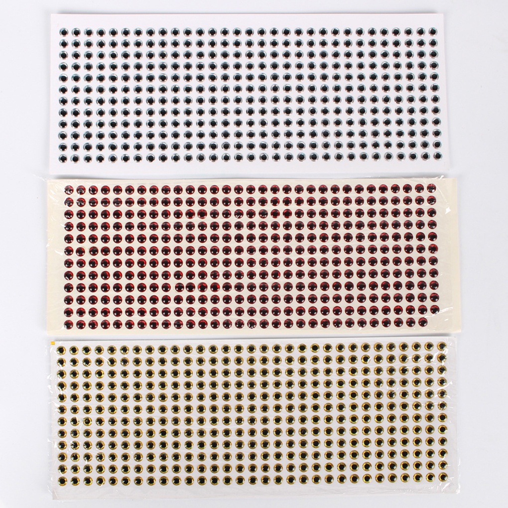 100pcs 4mm/6mm 3D Fishing Lure Eyes DIY Making Fly Tying Lure Baits Artificial Simulation Fish Eyes