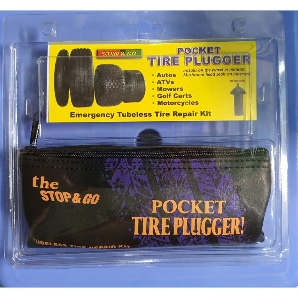 Bộ Bơm Điện Và Vá Xe STOP &amp; GO Thích Hợp Đi Đường Dài Dùng Cho Xe Máy Xe Hơi