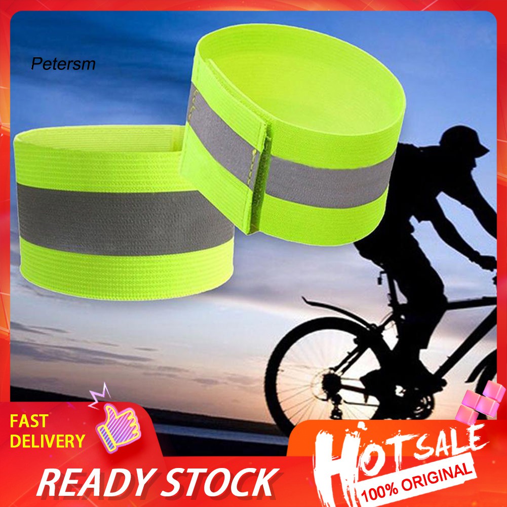 Băng Cánh Tay Thể Thao Màu Dạ Quang An Toàn