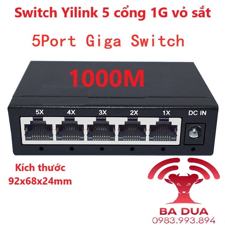 Bộ Chia Mạng Switch 5 cổng 8 cổng port Gigabit Mercury SG105C SG108C Yilink SG208C SG208M SG205C SG205M S205M