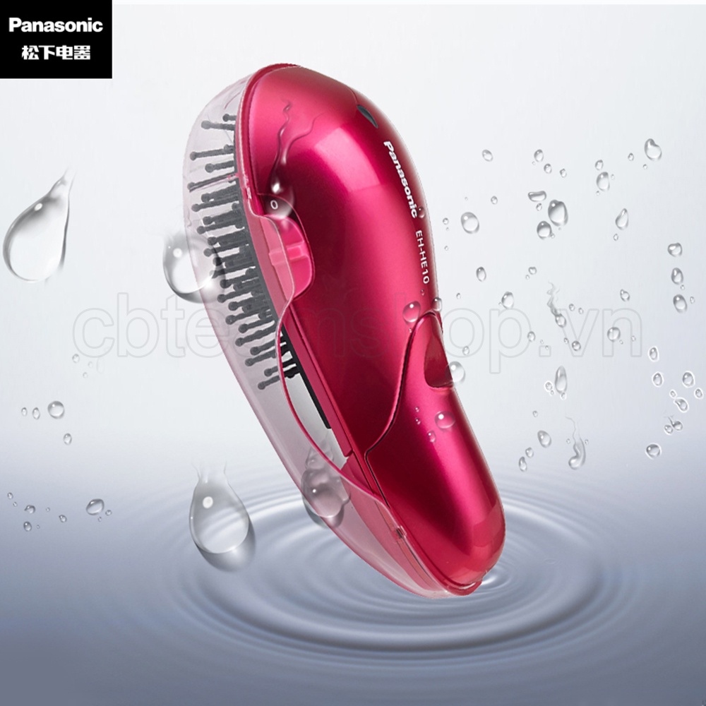 💥trong kho💥 Panasonic EH-HE10VP Lược tạo kiểu Lược liền mạch Ion âm giải phóng các ion âm mà không làm tổn thương tóc