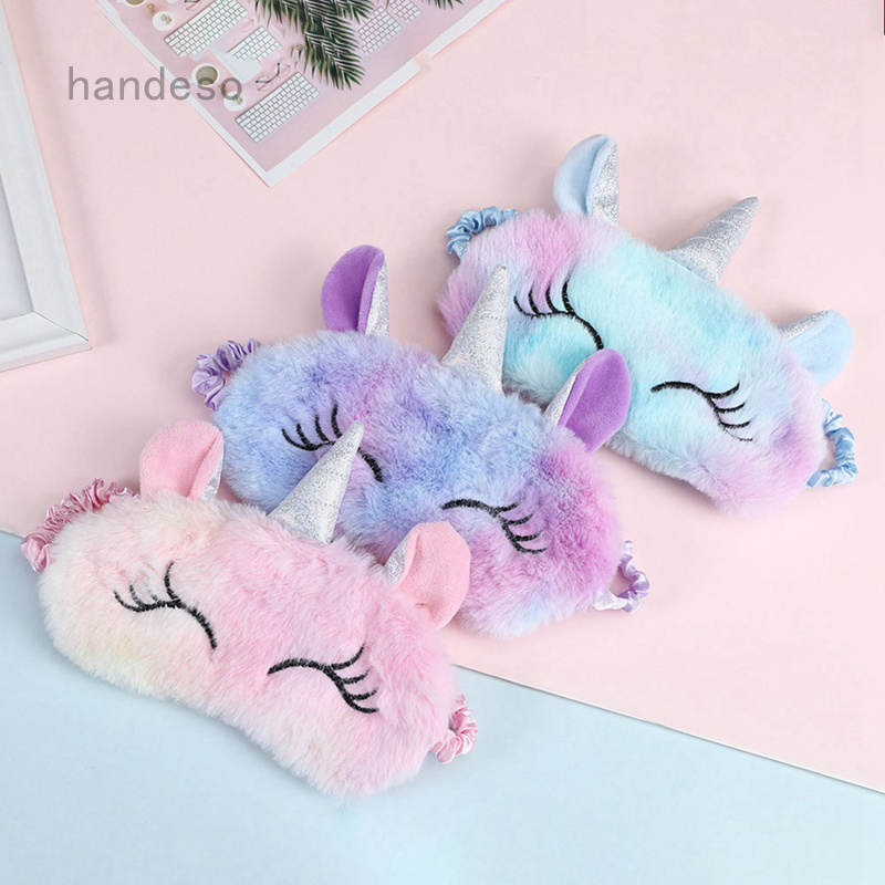 Mặt Nạ Che Mắt Khi Ngủ Tạo Hình Kì Lân Dễ Thương Cho Trẻ Em