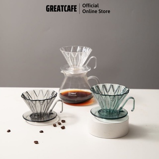 Phễu nhựa pha cà phê giấy lọc V60, phễu pha cafe Pour Over thương hiệu Hero