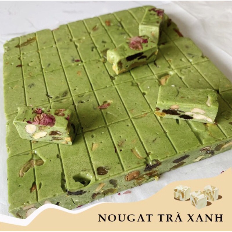 Set nguyên liệu làm kẹo nougat vị vani/socola/matcha/dâu/trái cây + tặng 50 tờ giấy gói kẹo