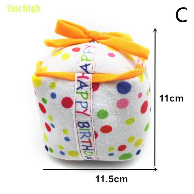 Đồ Chơi Nhồi Bông Hình Bánh Sinh Nhật Dễ Thương