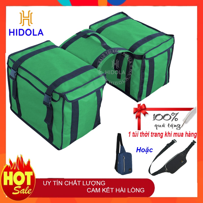 ✼✒▦TÚI GIAO HÀNG ĐÔI yên sau xe máy, 45 LÍT x 2