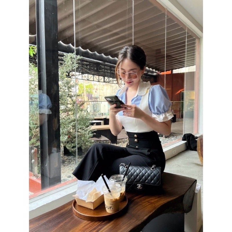 Áo gi-lê phối sơ mi