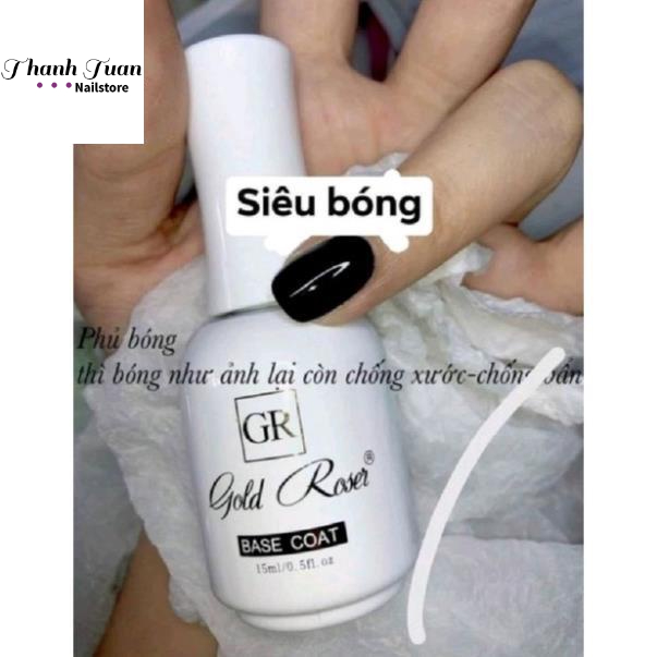 Sơn gel base top Gold Rose cao cấp,chống xước, độ bền cao.Hoa Hồng ,hàng chính hãng  - Phụ kiện đồ nail