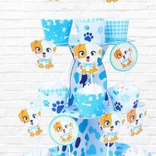 Kệ tháp bánh cupcake 3 tầng