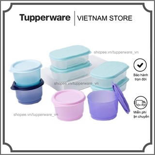 Bộ hộp trữ đông trữ mát snack cup mini cutie 8 hộp trữ thức ăn dặm cho bé tupperware