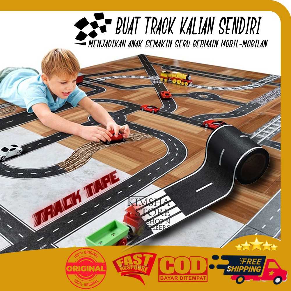 Hot Wheels Cuộn Băng Keo Dán Đường Ray Xe Hơi Độc Đáo